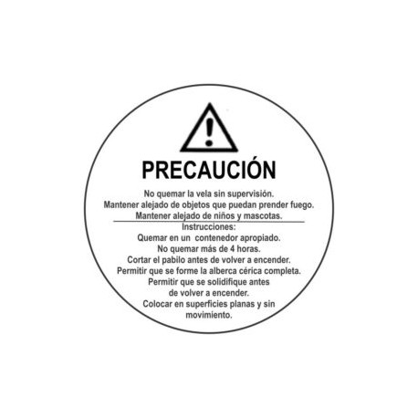 Etiqueta PRECAUCIÓN (20 piezas)